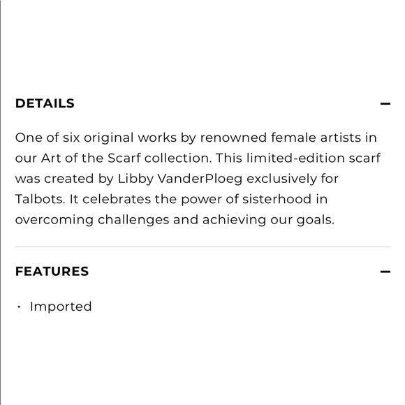 Talbots silk square scarf - Picture 6 of 10